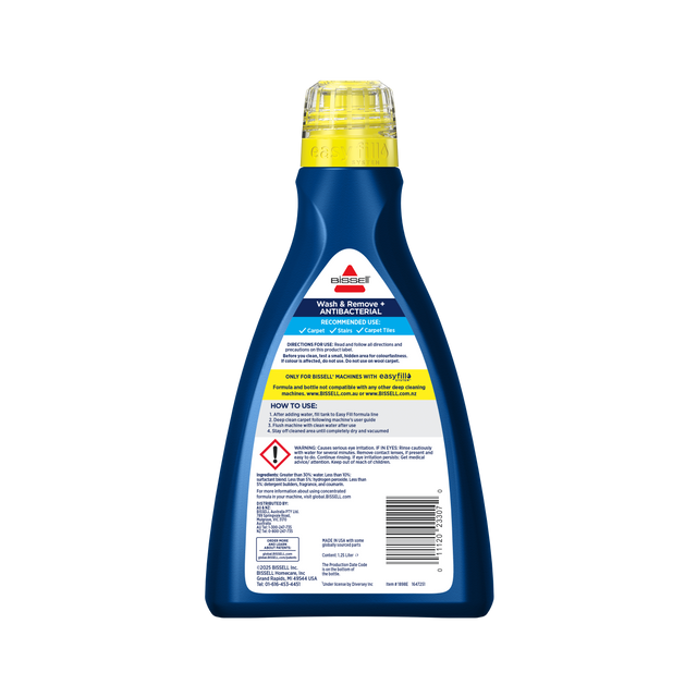 Wash & Remove + Antibacterial Formula (1.25L)