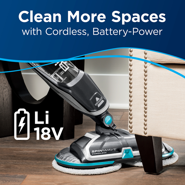 SpinWave Cordless Electric Mop